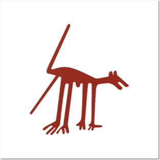 Nazca Lines - Jaguar/Dog Posters and Art